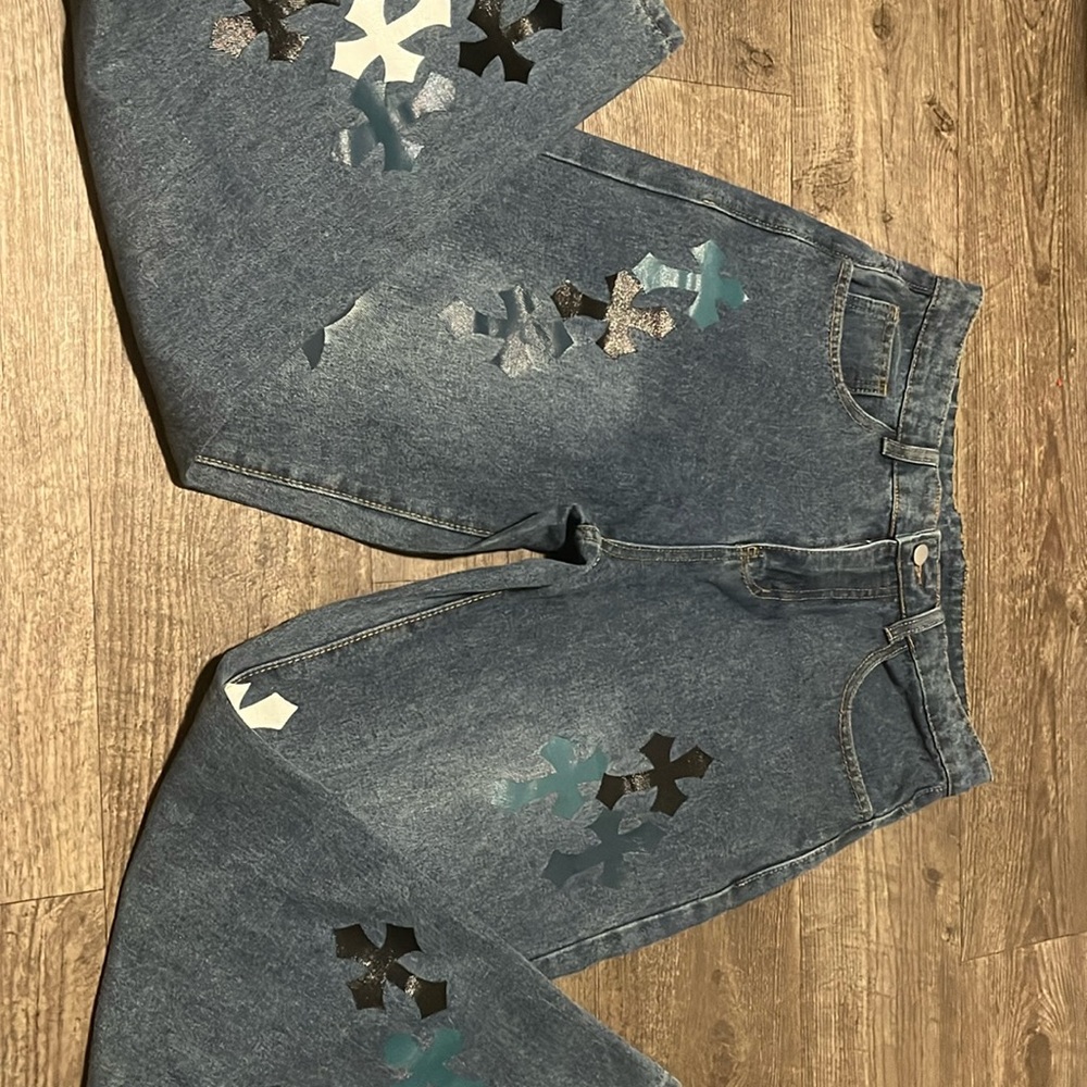 Brand new never worn decorated jeans from SHEIN